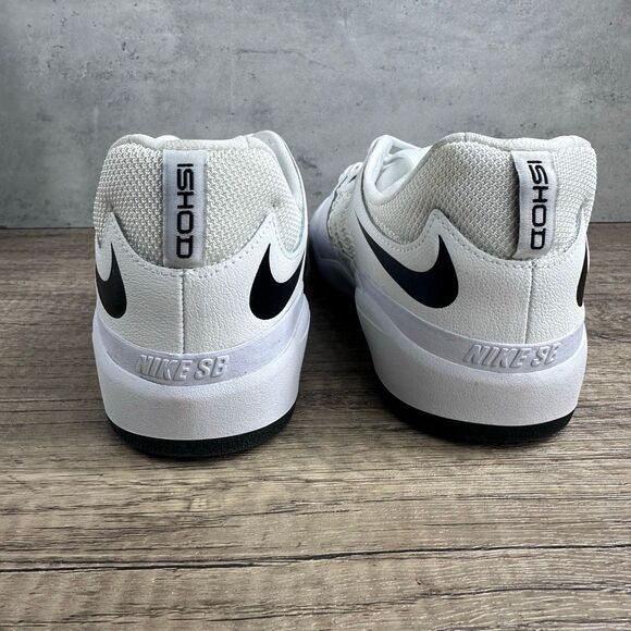 Nike~Men’s~SB Ishod Wair Premium Shoes White/Black Sneakers (DZ5648-101)~Size 9 main image 4